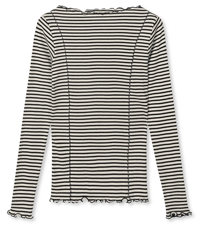 Mads Nørgaard - Stripe Siri Pullover - Vanilla Ice/Black