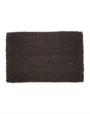 Jute Fußmatte - 60 x 90 cm - Black
