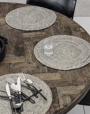 Tischset Circle - Light Grey