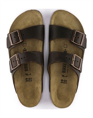 Arizona Oiled Leather Sandal - Habana