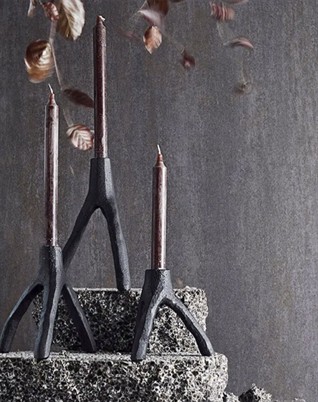 Aion Kerzenhalter - L - Black