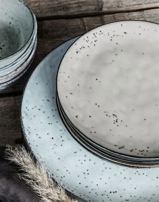 Teller - Rustic - Grey/Blue