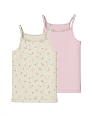 Strap Blumen Top 2P