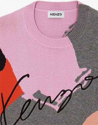 Seasonal Graph Oversize Jumper - Herren