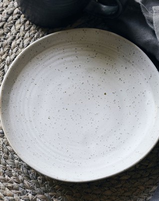 Kuchenteller - Pion - Grau/Weiß