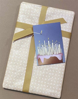 Minikarte - Cake With Candles