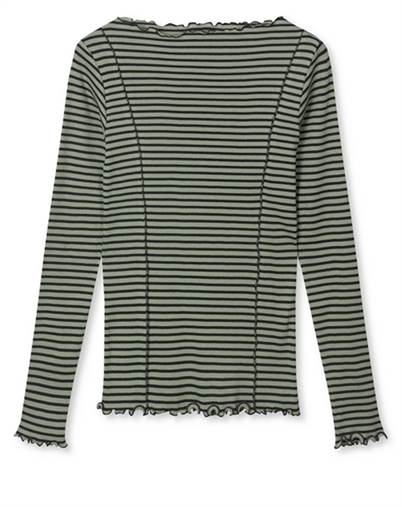 Mads Nørgaard - Stripe Siri Pullover - Sea Spray/Black